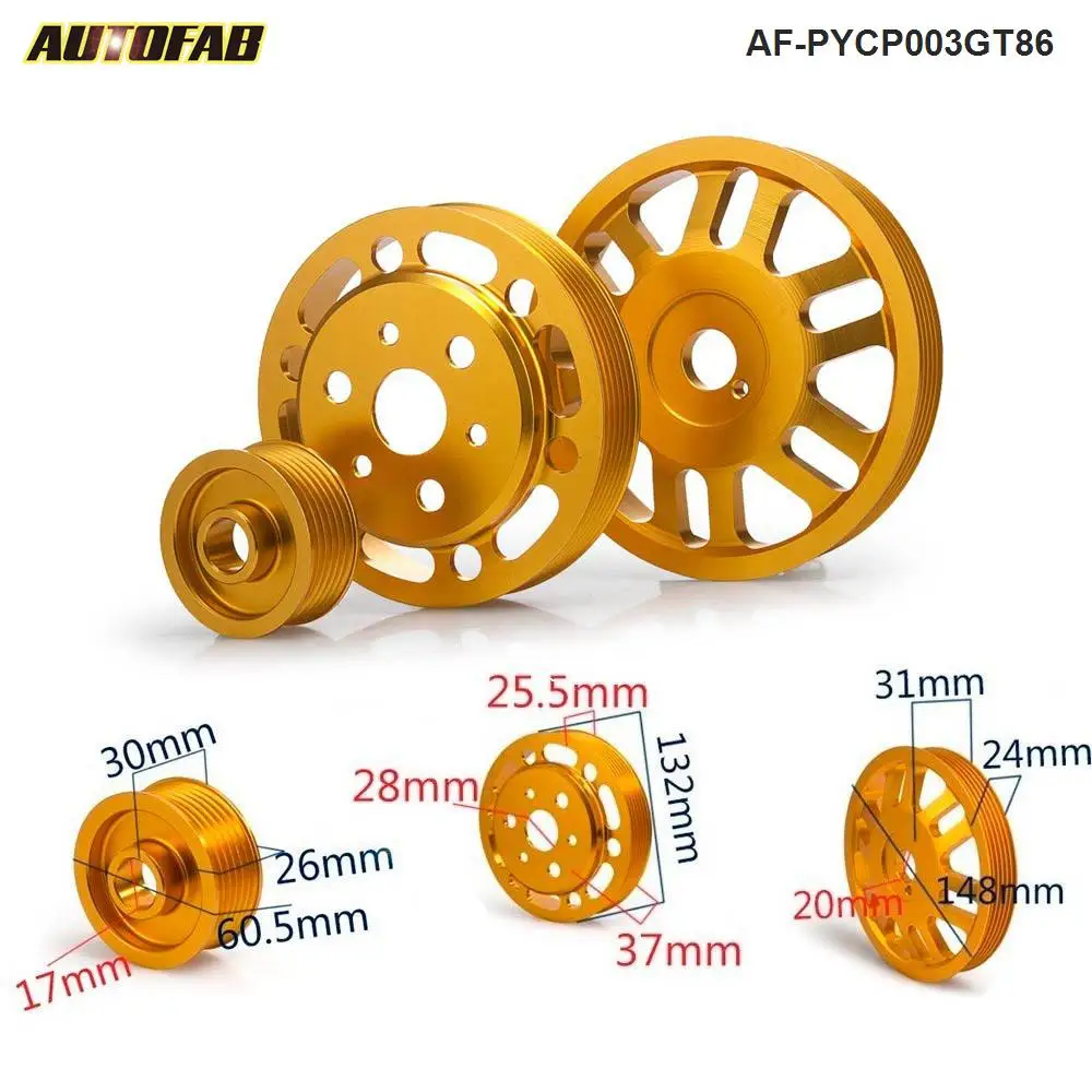 Шкив водяного насоса переменного тока для Toyota GT86 Scion FRS Subaru BRZ 3 шт.|crank pulley|pulley
