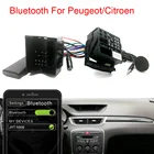 Автомобильный разъем AUX Bluetooth музыкальный адаптер беспроводной аудио кабель гарнитура для микрофона адаптер для Citroen RD4 207 307 C2 C3 C4