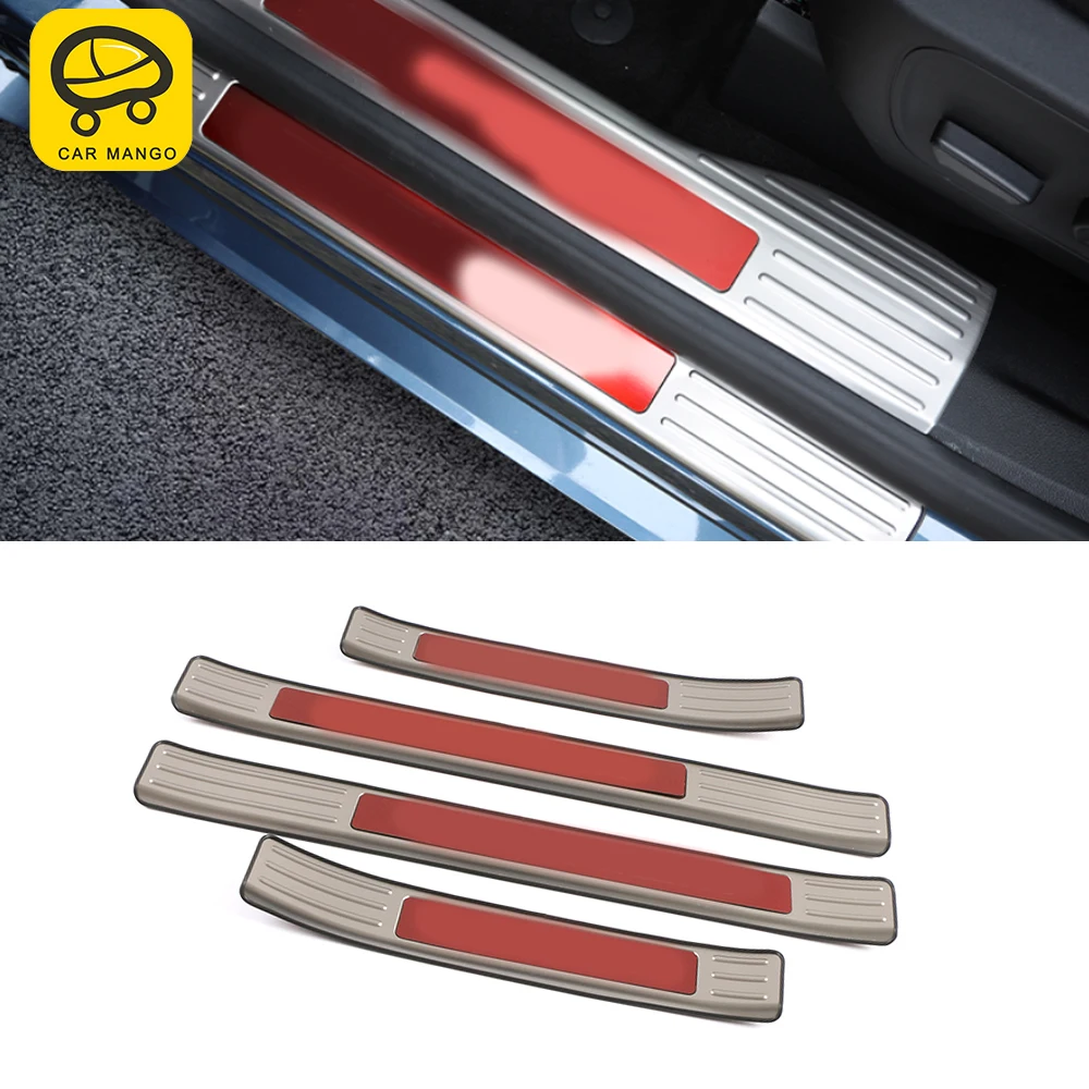 

CarMango для Ford Escape Kuga 2020-2021 автомобильные аксессуары Накладка на порог двери Накладка на пороги Накладка на порог крышка на педаль наклейка на ...