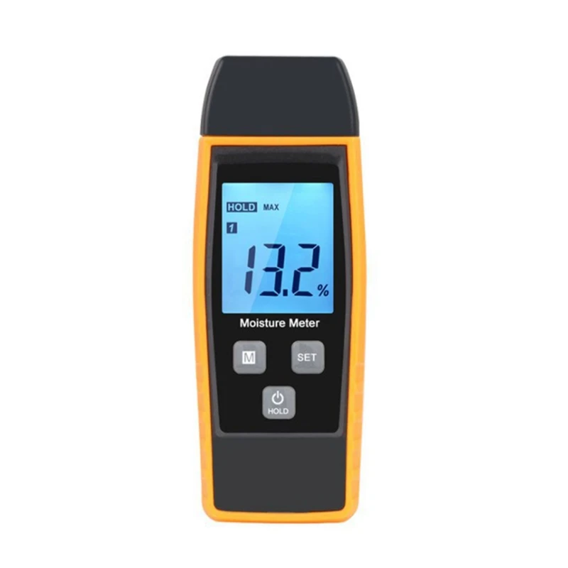 

Moisture Meter Digital Wood Moisture Meter 0-80% Wood Working Tester Measuring Tool RZ660