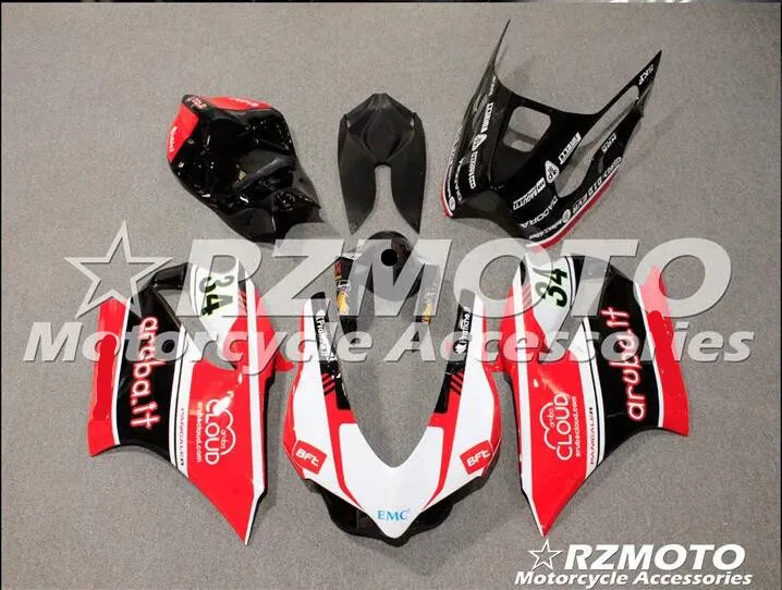 Новый обтекатель для мотоцикла из АБС пластика подходит Ducati 899 1199 Panigale 2012 2013 2014