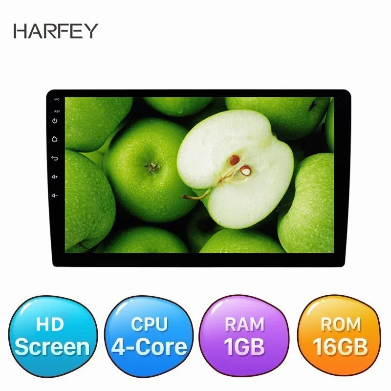 Автомобильный GPS навигатор Harfey 2Din 9 дюймов Android 8 1 для универсального Авторадио