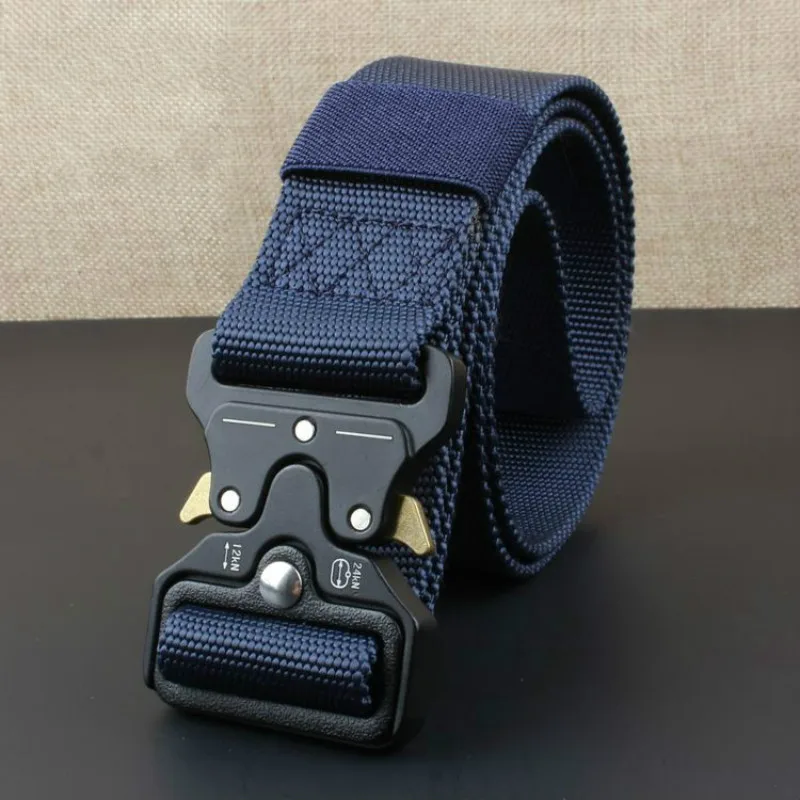 Тактический ремень для мужчин армейский военный SWAT нейлоновый с регулируемой