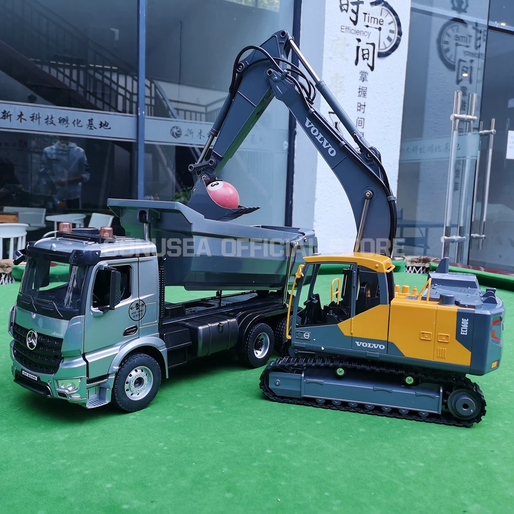 Экскаватор Double E E598 EC160E 1:16 17CH RC модель автомобиля три в одном Двойной режим