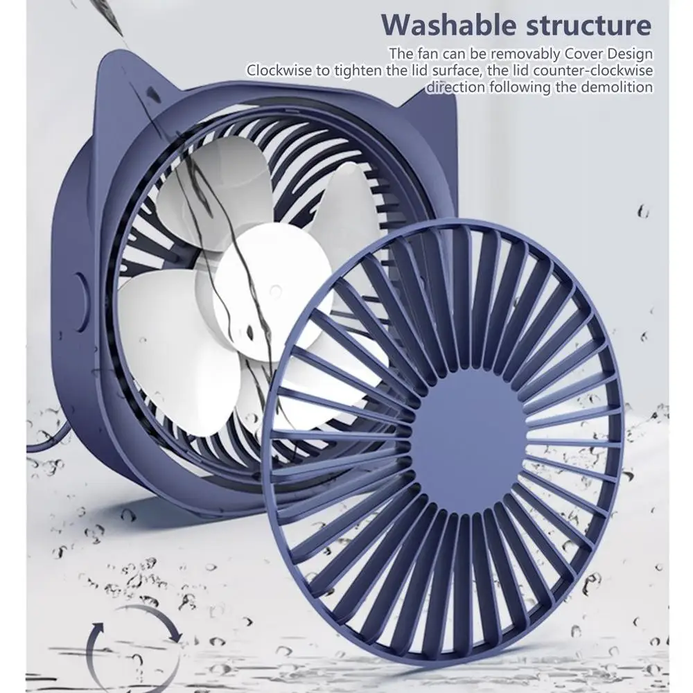 

Usb Mini Small Fan Charging Portable Desktop Silent Fan Summer Mini Table Fan Student Home Office Desktop Fan