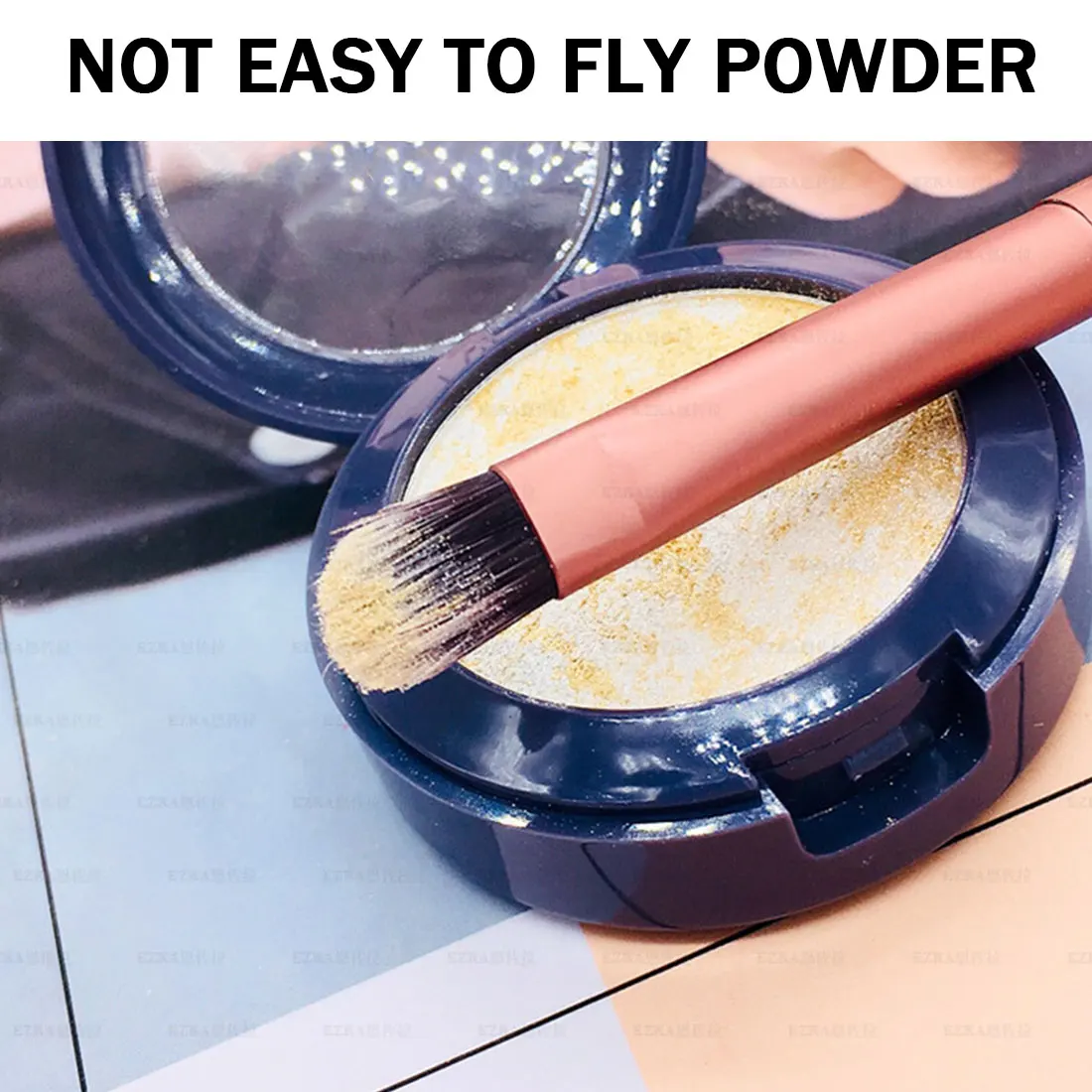 

Doubled Ended Eyeshadow Brush Professional Makeup Cosmetic Brush Tool Eyeshadow Powder Brush Tools