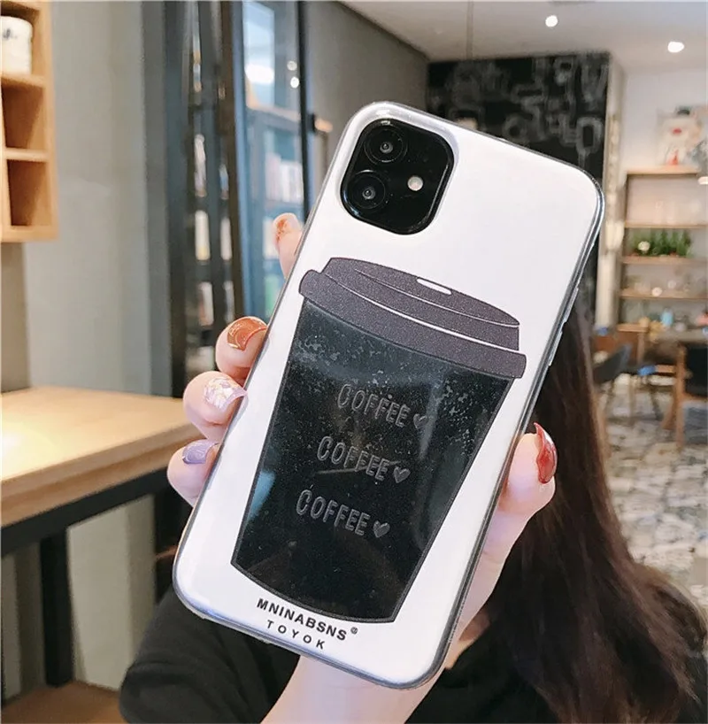 For Samsung galaxy J330 J530 J730 J3 J5 J7 2017 Case Coffee Cup Quicksand Silicone Cover for Galaxy 2016 Fundas | Мобильные телефоны