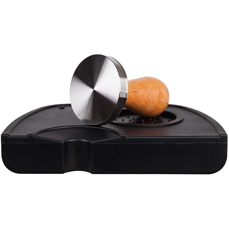 Кофе тампер 58 мм эспрессо машина портативный выравниватель из нержавеющей стали