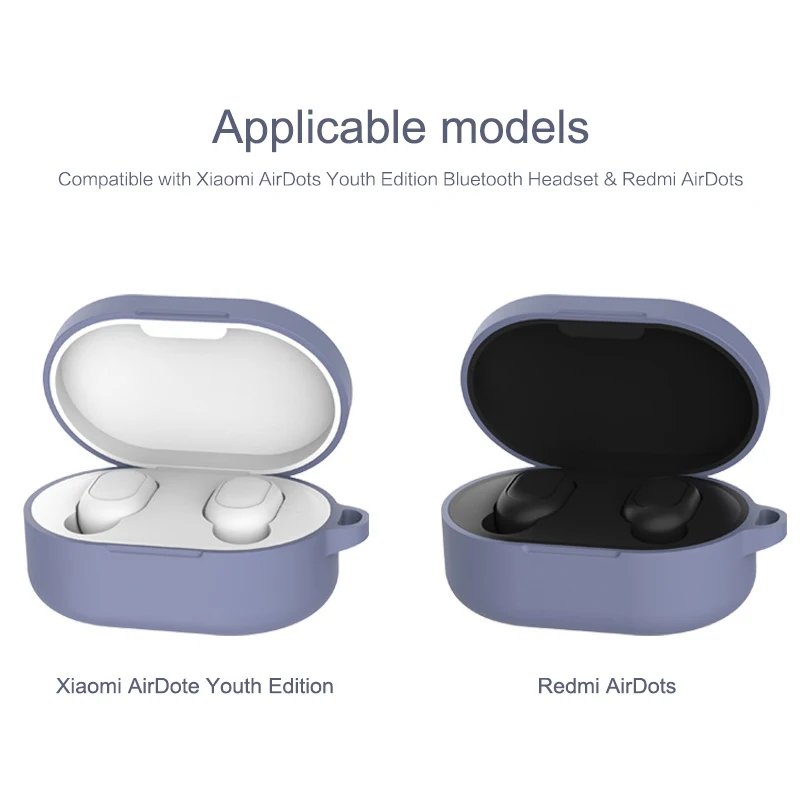 Силиконовый мягкий чехол для Red Mi Airdots Youth Version комплект гарнитуры Xiaomi Bluetooth
