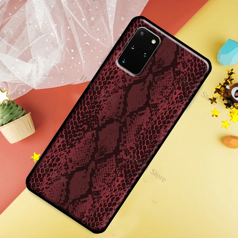 Чехол Кобра из змеиной кожи питона для Samsung Galaxy S21 S20 FE S8 S9 S10 Plus Note 10 20 Ultra S22 - купить
