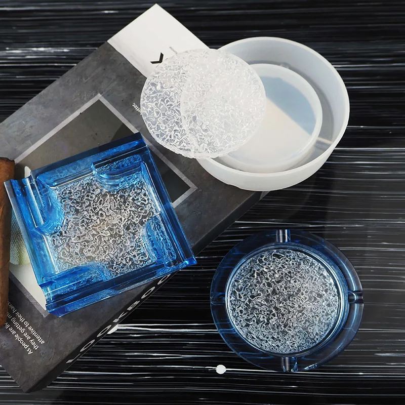 DIY хрустальные эпоксидные формы форма для пепельницы ящик хранения смола