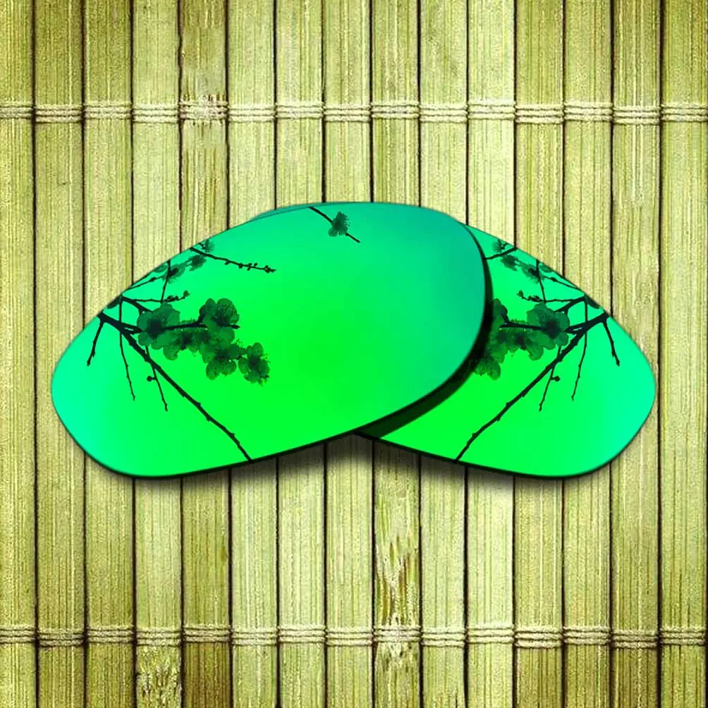 

Polarized Replacement Lense For-Oakley Monster Dog Sunglasses Frame True Color Mirrored Coating - Green Options