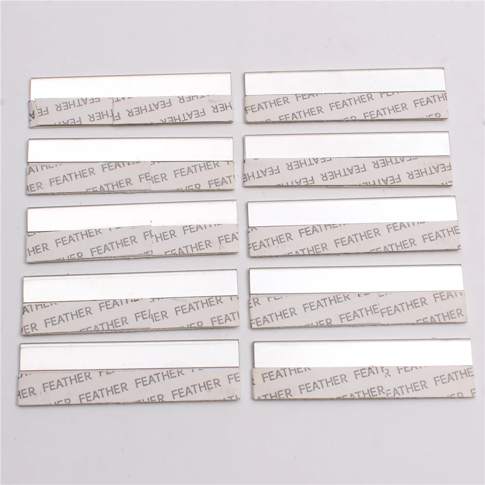 100pcs Razor Blades Replacement Heads Type Salon Home Professional Tool Hairdressing Hair Face Shaving Cutting Styling 6002# | Красота и