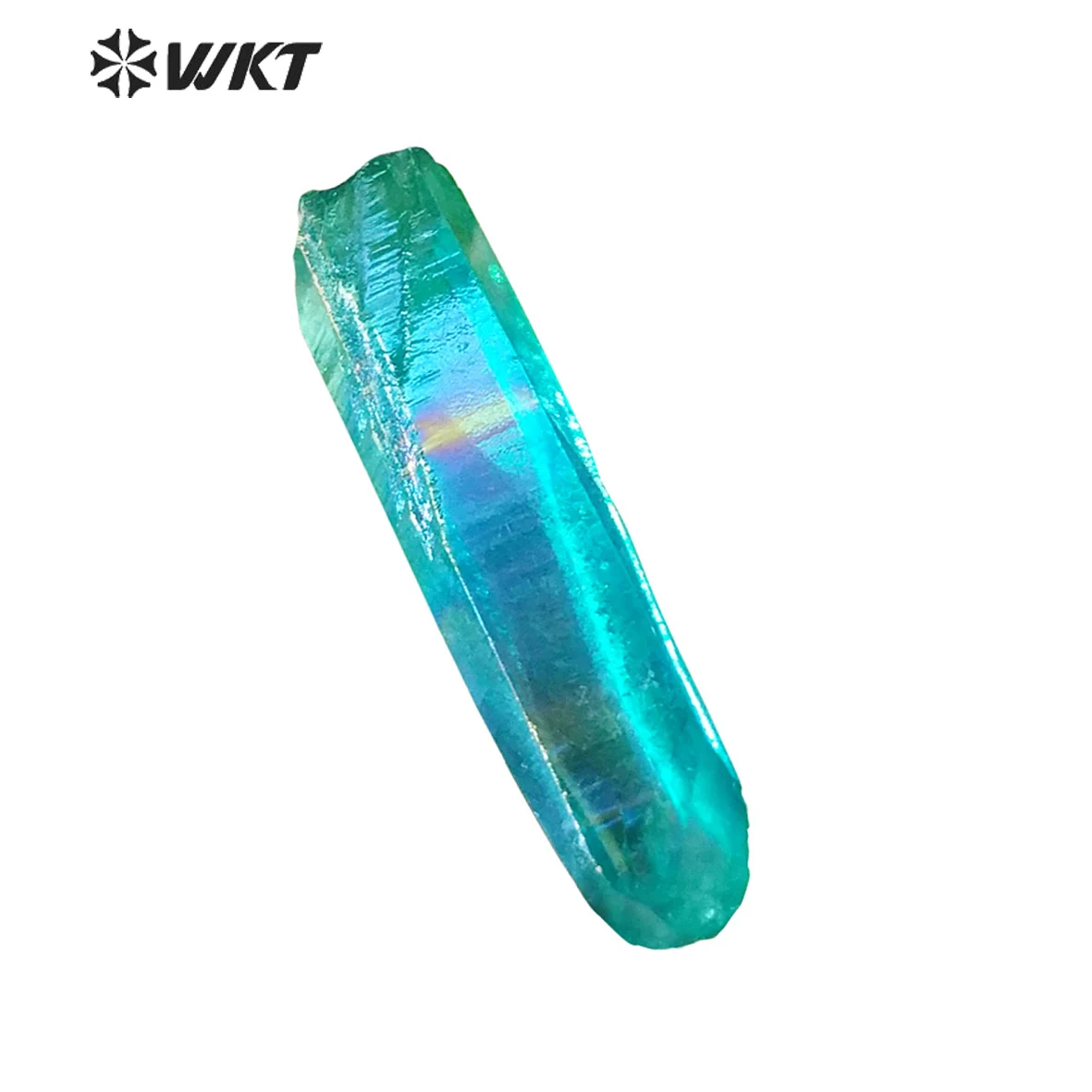 WT G124 Великолепный синий кристалл Aura красивый необработанный титановый кварца