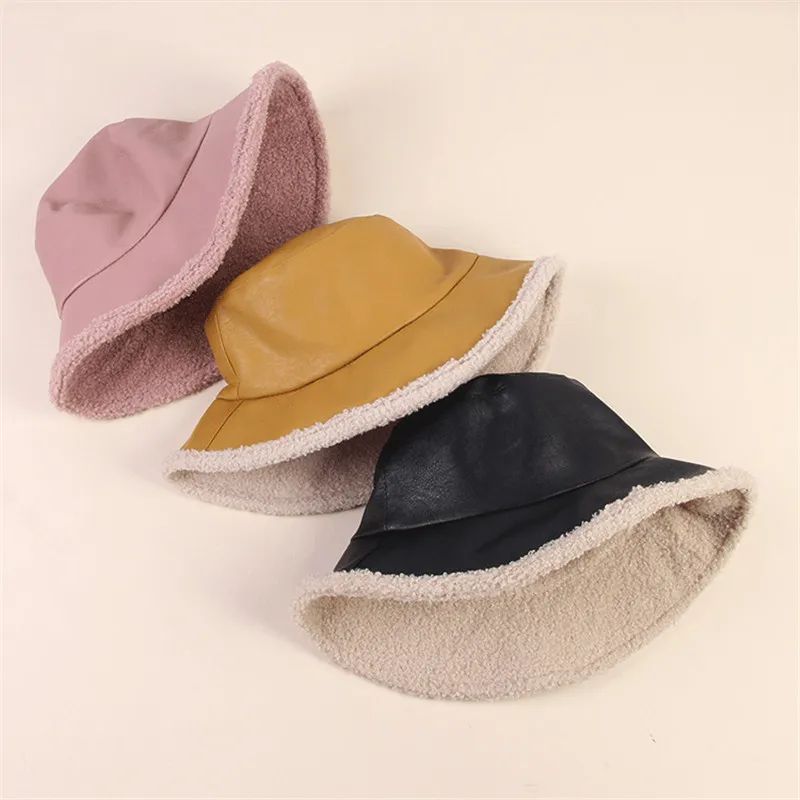 Женская двусторонняя меховая Панама из искусственного меха Тедди с подкладкой