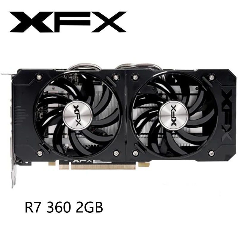 Оригинальная графическая карта XFX R7 360 2 Гб GPU AMD Radeon R7360 видеокарты для ПК
