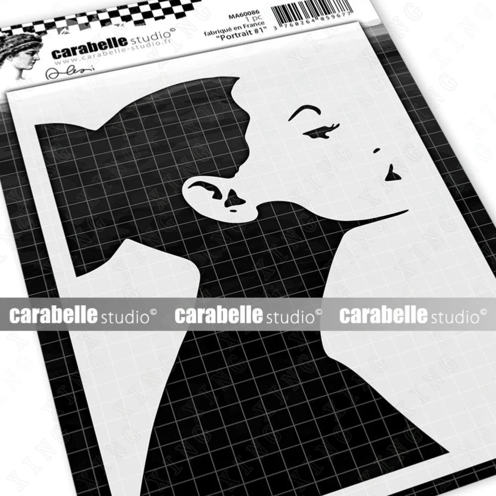 

Portrait Big Shot Mask Layering Stencils Scrapbooking Painting Coloring Decoration Kids Fun Diy Drawing Mold Diy Crafts Template