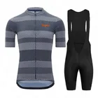 Комплект велосипедной одежды из Джерси с коротким рукавом, мужские велосипедные шорты с нагрудником Ralvpha, одежда для велоспорта, комплекты одежды для велоспорта Ropa Ciclismo