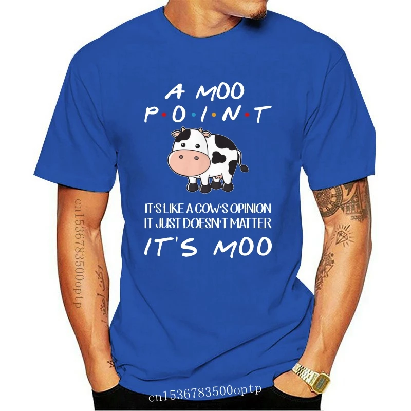 

Новая мужская футболка # Friends-A Moo Point It's Moo(1) Футболки женские и мужские футболки