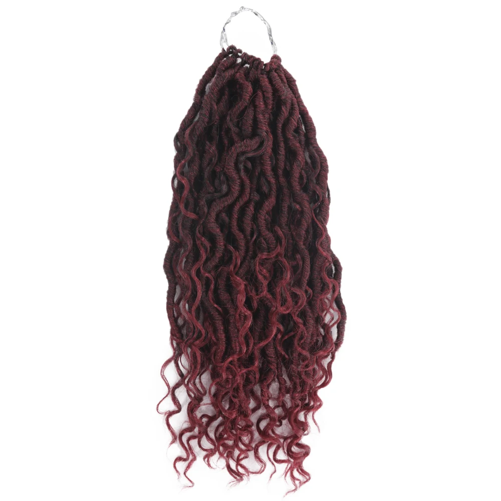 SOKU Омбре коричневый черный цвет синтетический речной локс кудрявые 14-18 дюйм