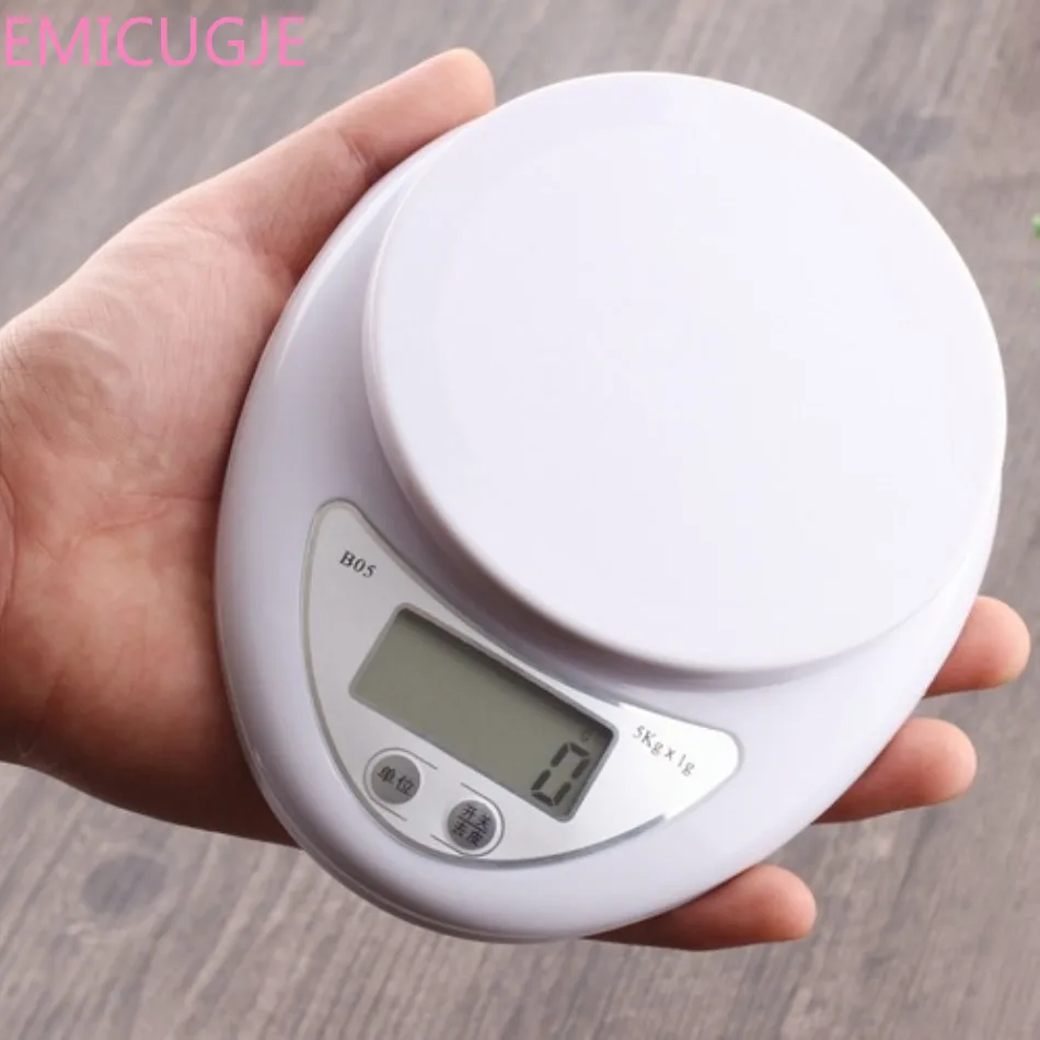 Измерительные Bascula Cocina 5 кг 1 г портативные цифровые кухонные весы электронные
