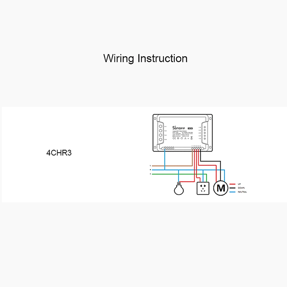 SONOFF 4CH R3 Wifi переключатель 4 банды DIY смарт приложение пульт дистанционного