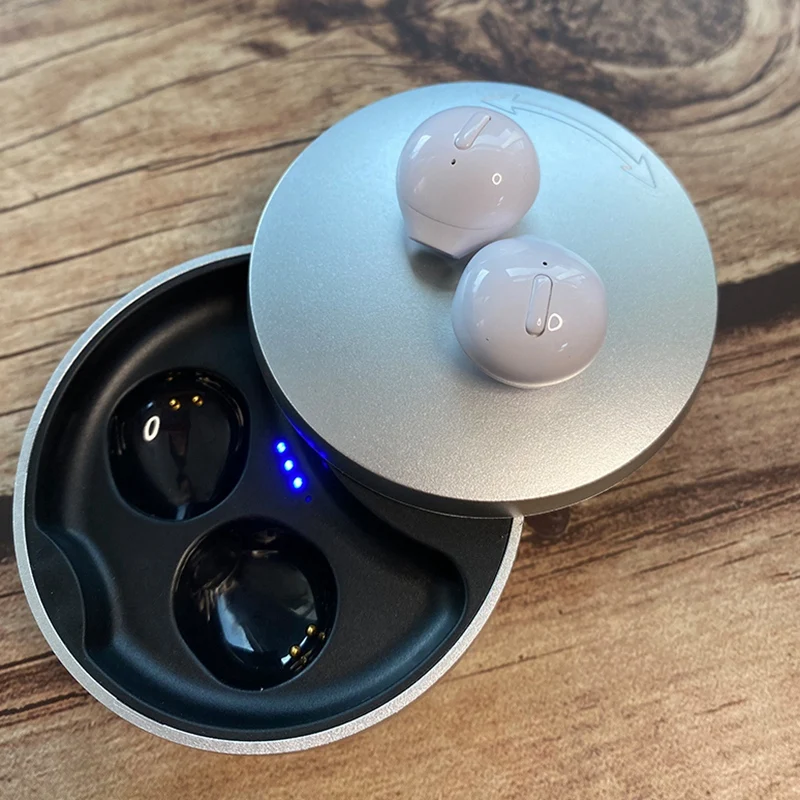 

X21S Wireless Bluetooth 5.0 Mini Sports Earphone with Charging Case White