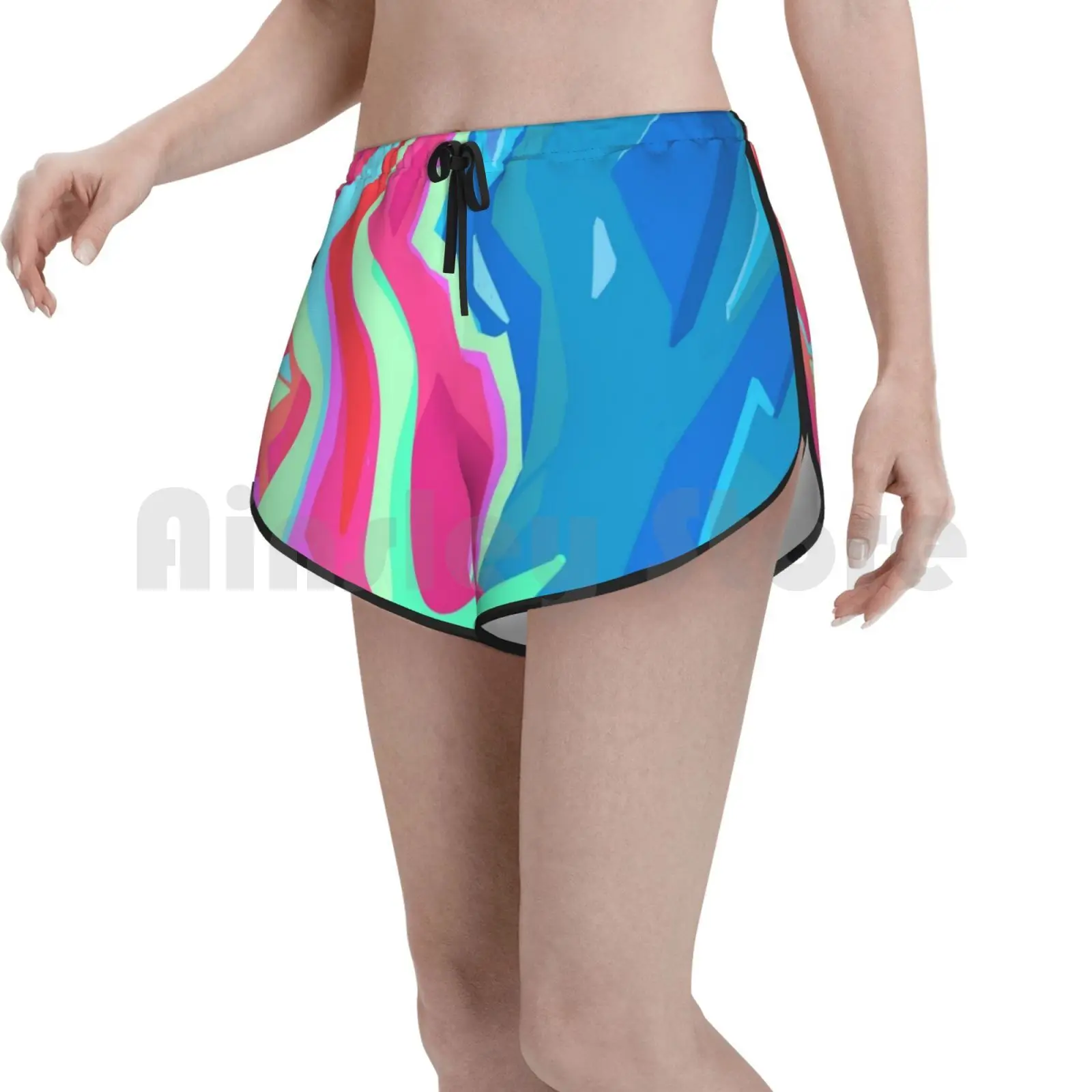 

Flames Meet Swim Shorts Women Beach Shorts Promare Lio Lio Fotia Galo Galo Thymos Burning Burning Rescue Mad Burnish