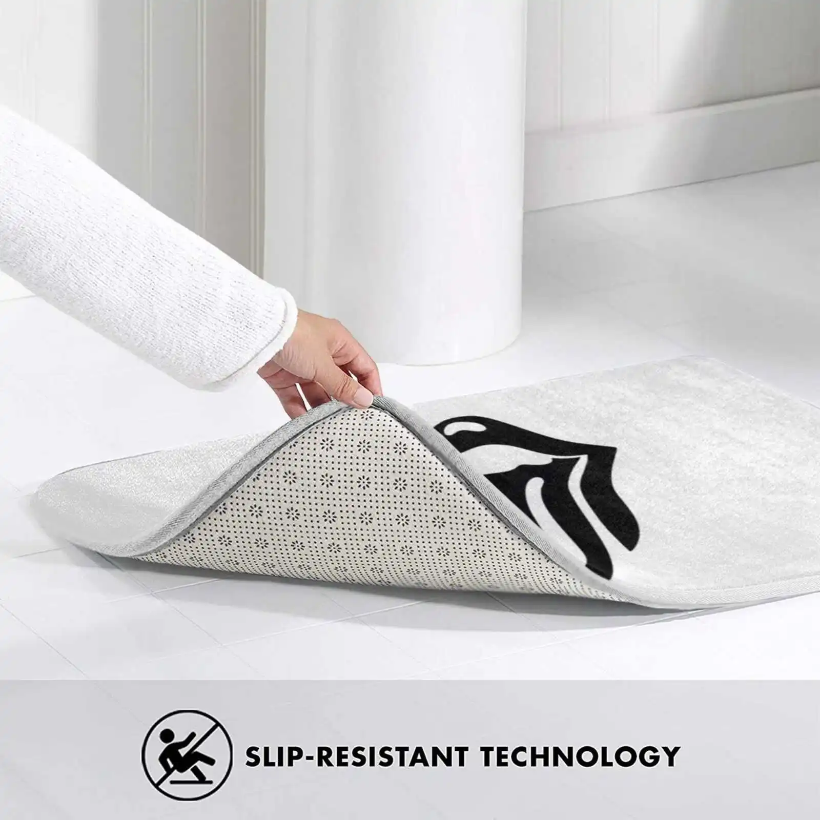 3D товары для дома коврик с черным камнем ног перекрестными роликами светящийся в