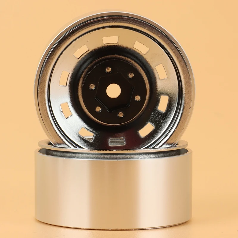 4 шт. ралли 1 9 металлический брелок ступицы колеса обод для 1/10 RC Crawler Axial SCX10 90046 AXI03007