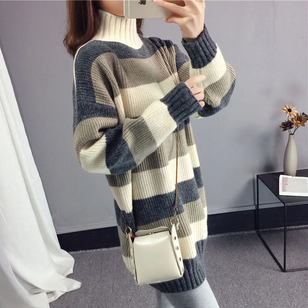 Женский свитер в Корейском стиле рождественские свитера Осень-зима толстый