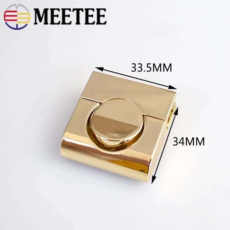 2/4 шт. квадратный Сумки из натуральной кожи с металлическими вставками и оснастки