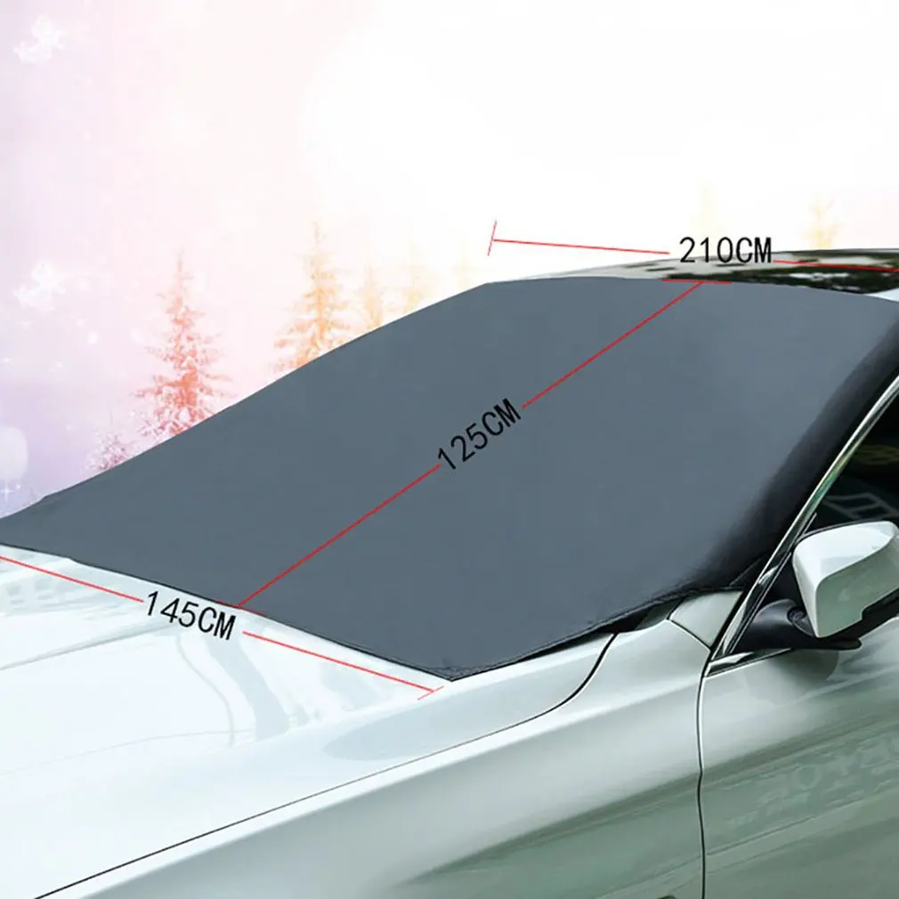 

New Practical Car Windscreen Cover Anti Ice Snow Frost Shield Dust Protection Heat Sun Shade Ideally for Front Car Windshield