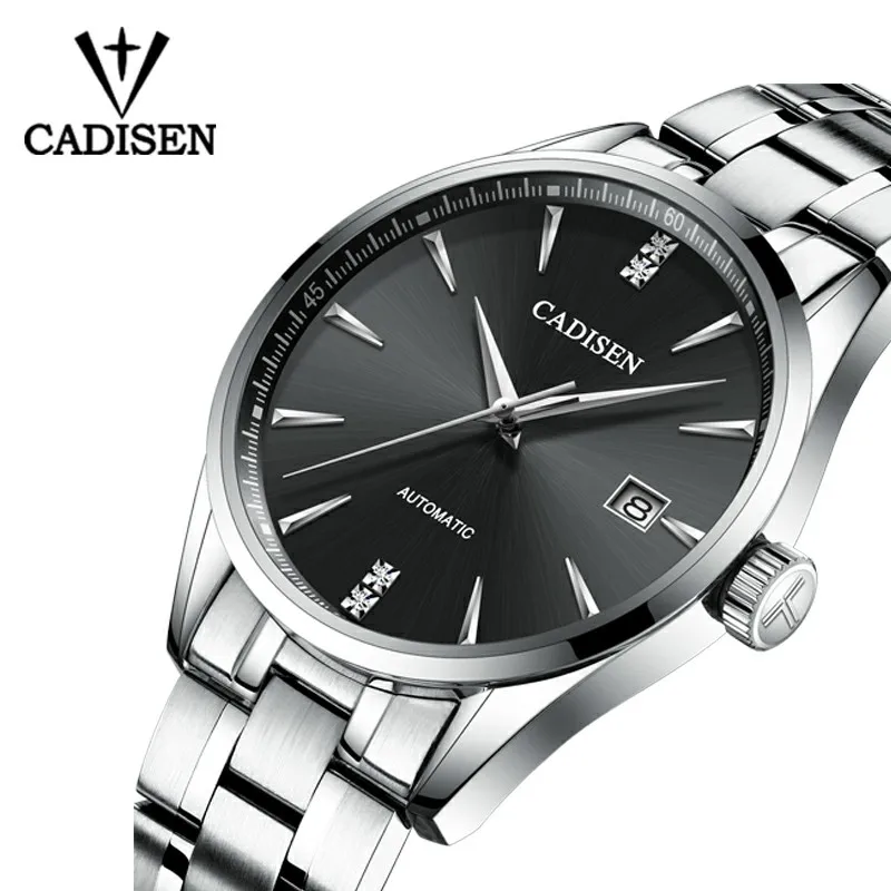 

CADISEN2020 Men's Watch Top Luxury Brand Men's Mechanical Watch Automatic Watch Sports Watch Calendar Waterproof