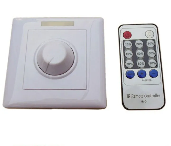 

LED Dimmer IR Remote Control Switch AC 110-240V 300W 2 Years For Dimmable LED Bulb Or LED Strip Lights