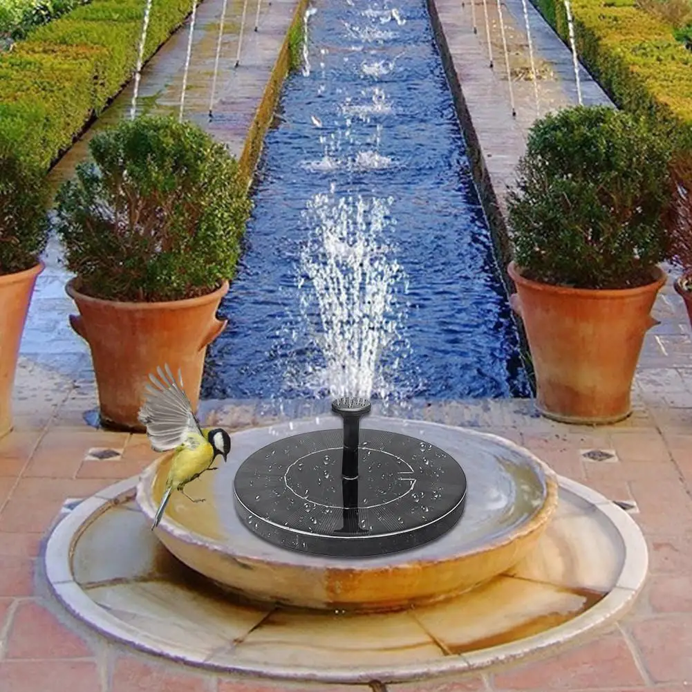 

10V 2.5W Solar Fountain Solar Water Fountain Garden Pool Pond Garden Decoration Outdoor Solar Panel Fountain With 6 Nozzles