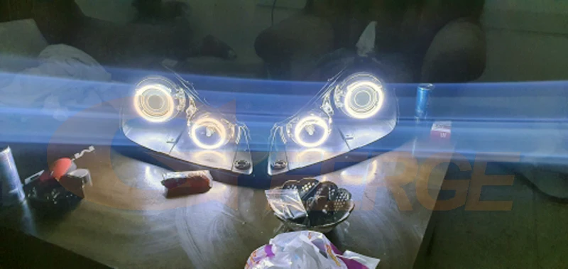 Ультраяркие светодиодные кольца angel eyes для Porsche Cayenne 957 9PA 2007 2008 2009 2010 | Автомобили и