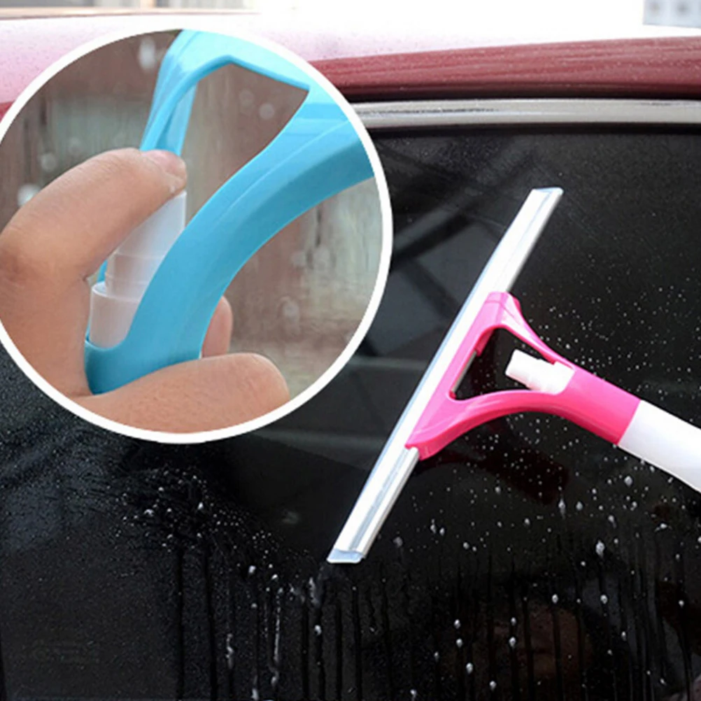 

Random Color Glass Cleaner Magic Spray Type Cleaning Brush A Good Helper That Washing The Windows Of Car