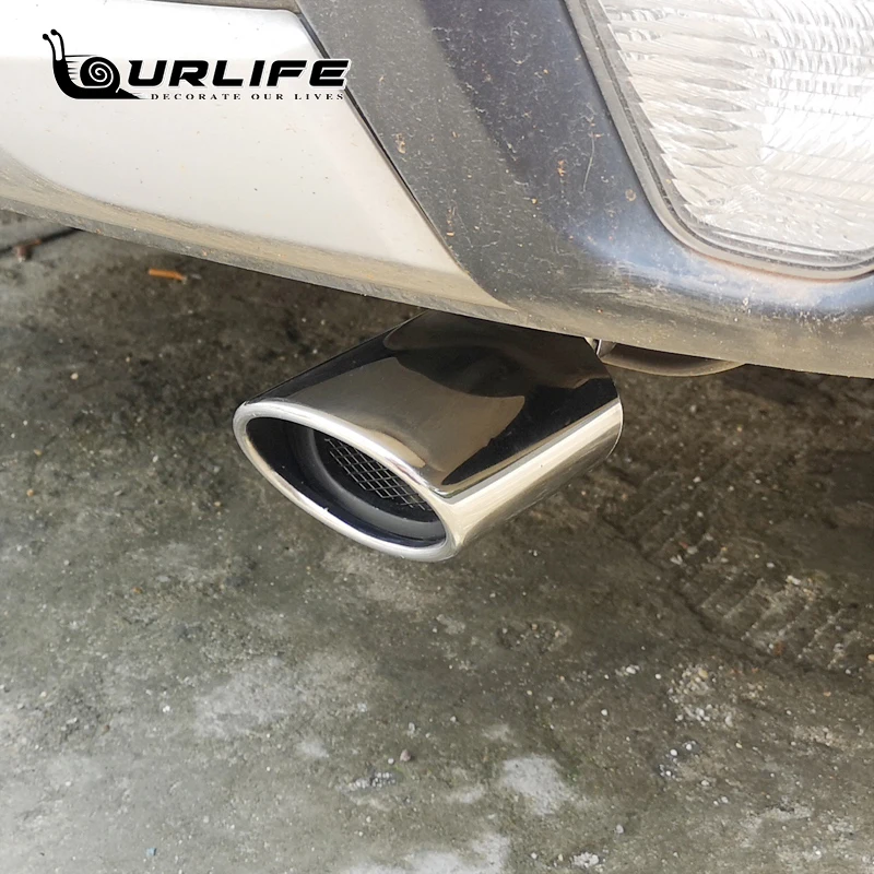 

Stainless Steel Cover Decor For Mitsubishi Outlander 2013 -2021 Exhaust Muffler Tips Rear Tail Pipe Tip Tailpipe Accessories