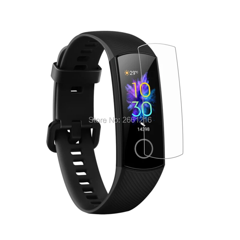 3 шт. для Honor Band 4 Band 5/Band 4, умный Браслет для бега, полное покрытие, пленка из мягкого ТПУ, Взрывозащищенная защита экрана