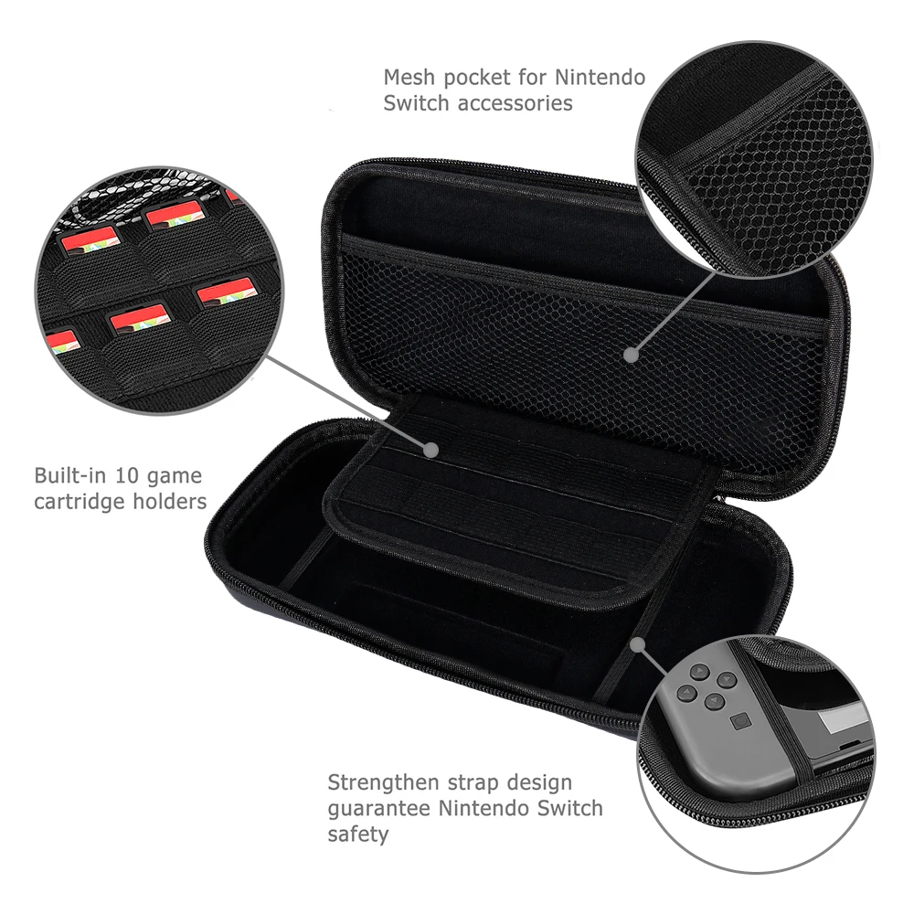 Портативный жесткий чехол для Nintendo Switch водостойкий EVA сумка хранения Nitendo switch NS