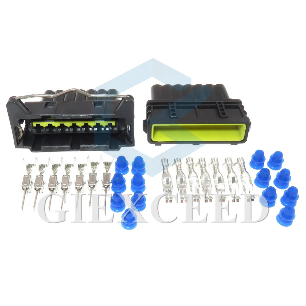 2 комплекта автомобильные водонепроницаемые проволочные разъемы 7 контактов 3 5