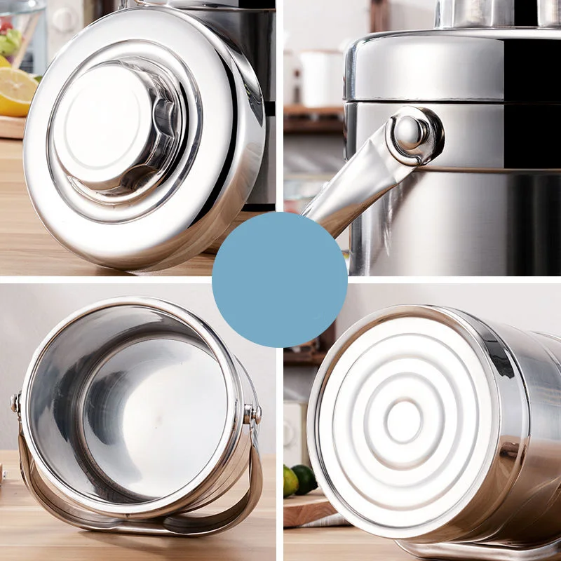 Двухслойное изоляционное ведро из нержавеющей стали трехслойная Студенческая