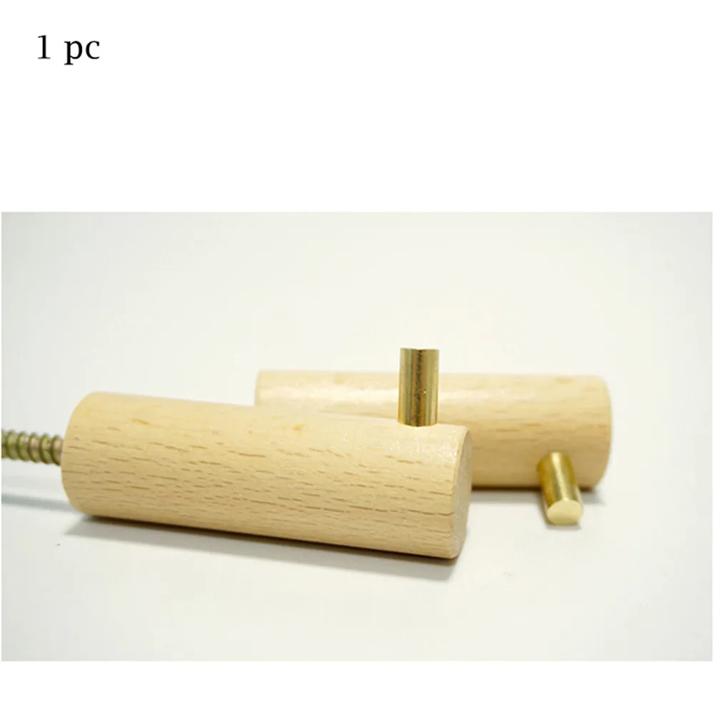 wooden beech Металлический скандинавский настенный крючок, различные материалы и цвета, комбинированный крючок, простой шкаф, ручка для ящика, один декоративный - Цвет: wooden beech