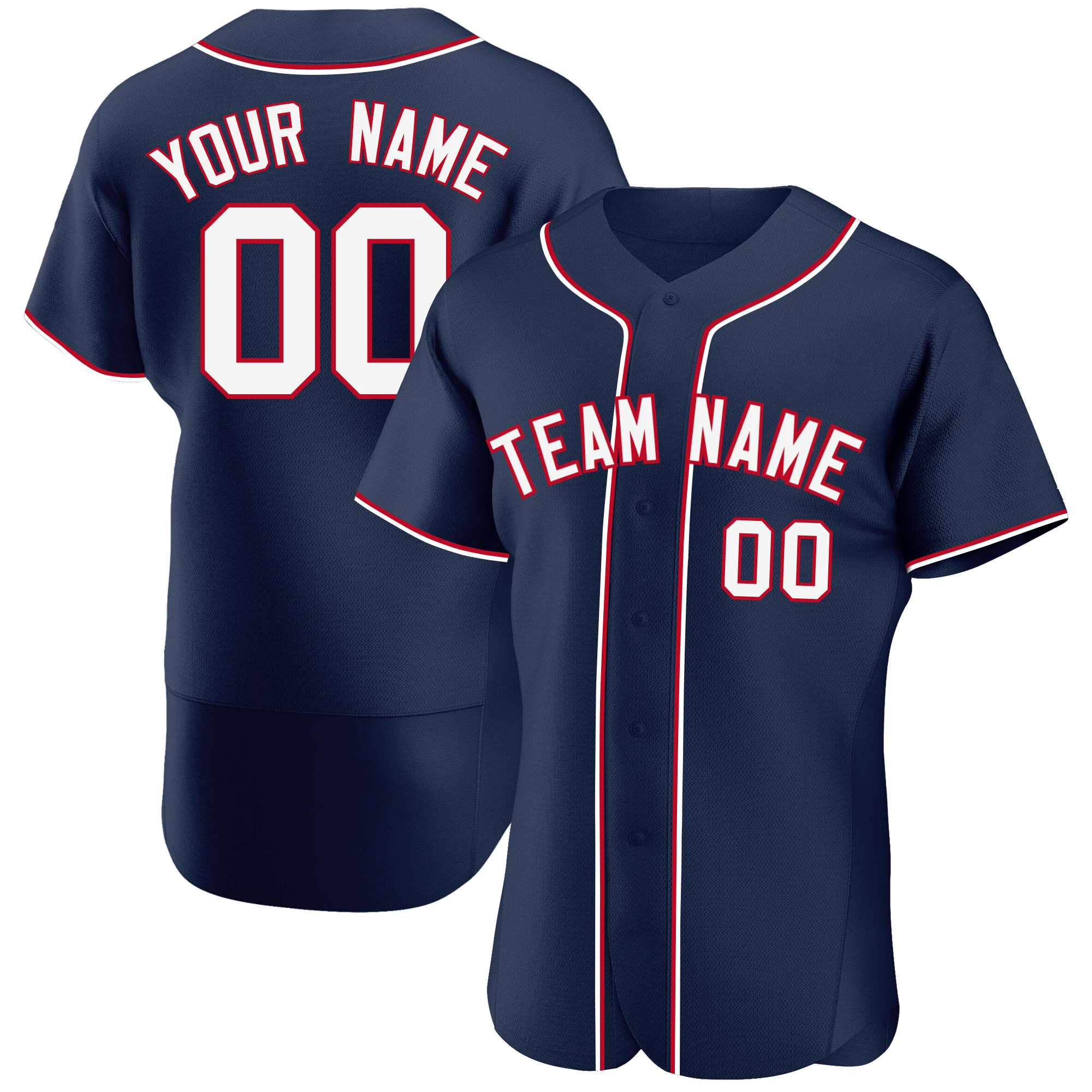Custom Baseball Jersey Customized Team Name,Number Printed for Men/Women/Kids Button Down Outdoors/Indoors Casual Sports