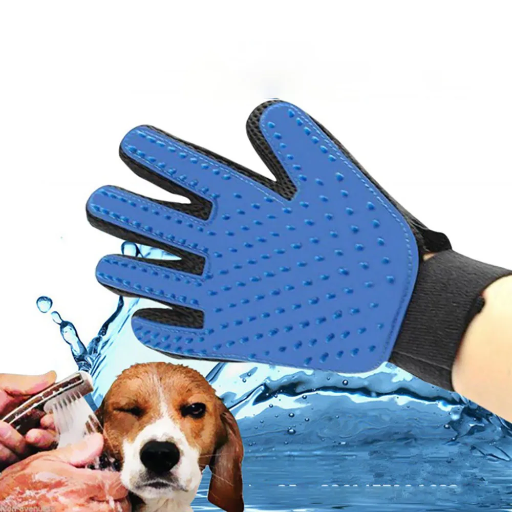 

Five-Finger Glove Brush Dog Massage Bath Brush Cat And Rabbit Grooming And Cleaning Pet Supplies