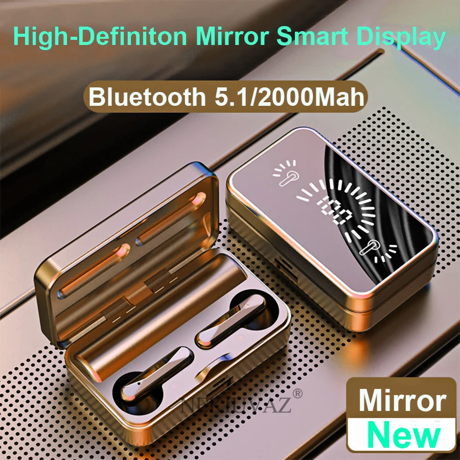 Наушники Bluetooth 5 1 беспроводные наушники TWS вкладыши с зарядным устройством для