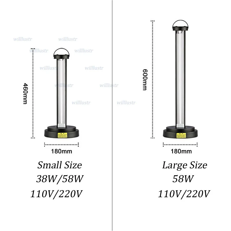 Озоновая стерилизационная лампа UVC с дистанционным управлением 3-ступенчатый