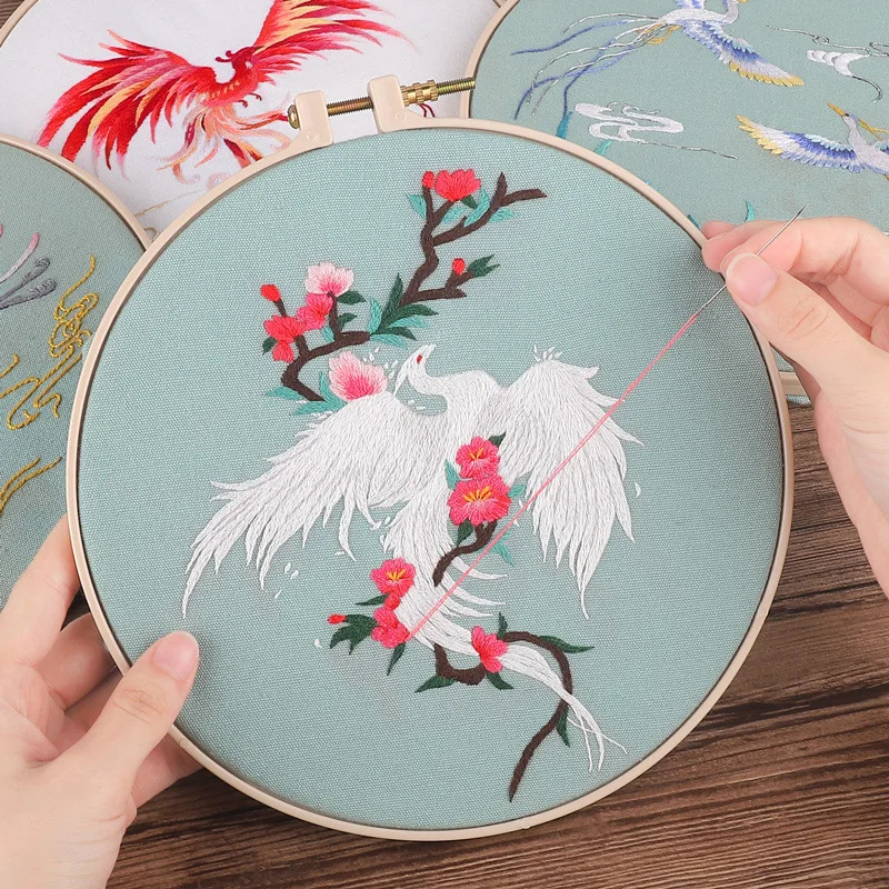 Набор для вышивки традиционными китайскими цветами вышивка крестиком ручная