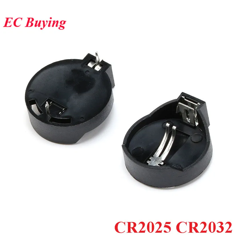 10 шт. CR2025 CR2032 батарейный отсек корпус розетки держатель батареи|Интегральные